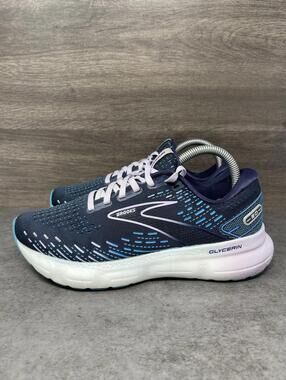 Brooks Glycerin 20 Sneakers Womens Size 8.5 Blue Purple Running